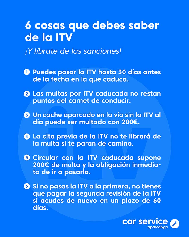 ¿Cuánto tiempo tengo para volver a pasar la ITV sin pagar? ¿Cuánto tiempo tengo para volver a pasar la ITV sin pagar?